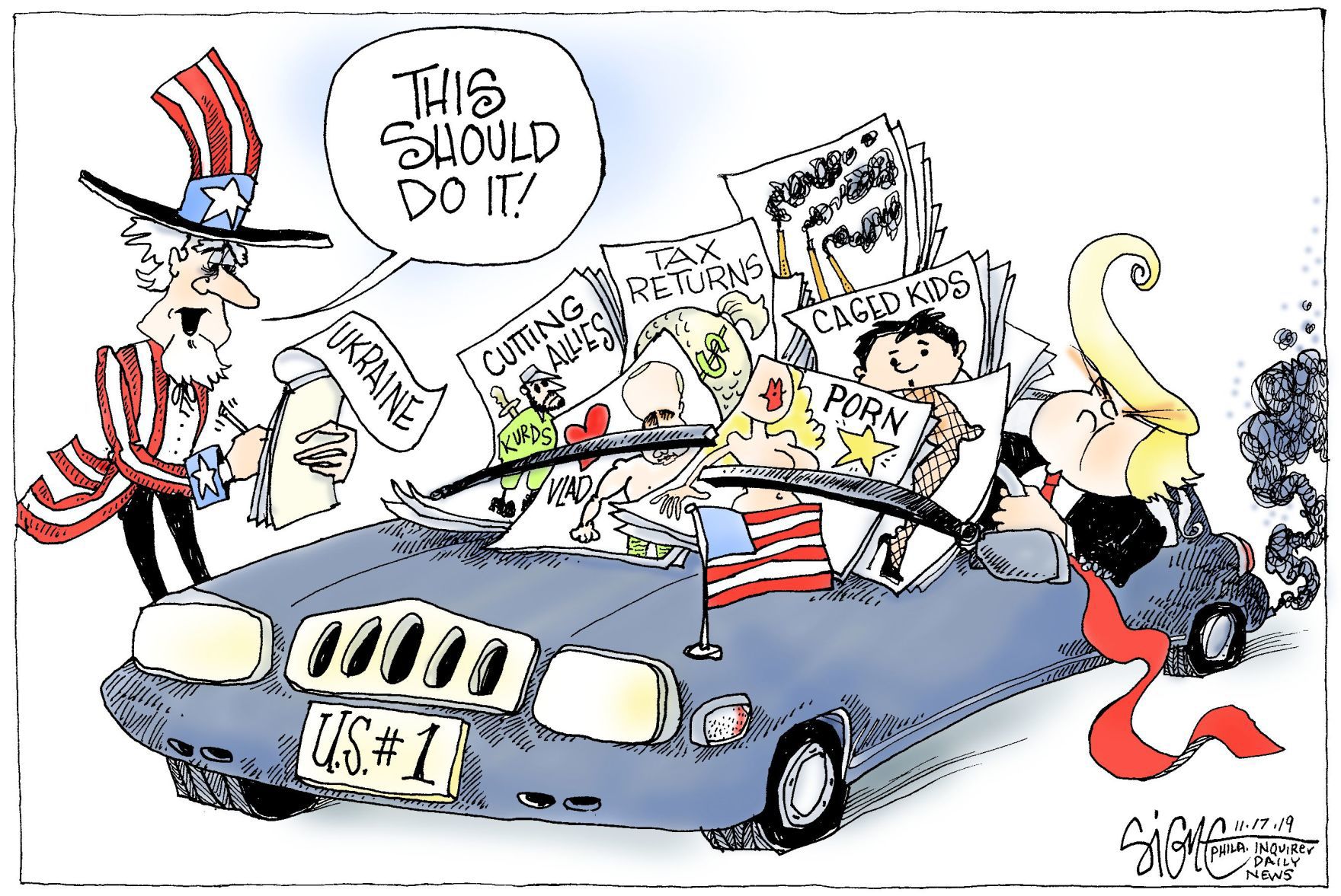 Signe Wilkinson cartoon